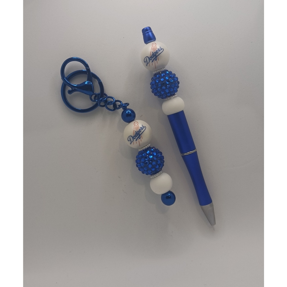 NEW Dodger Keychain And Pen bundle